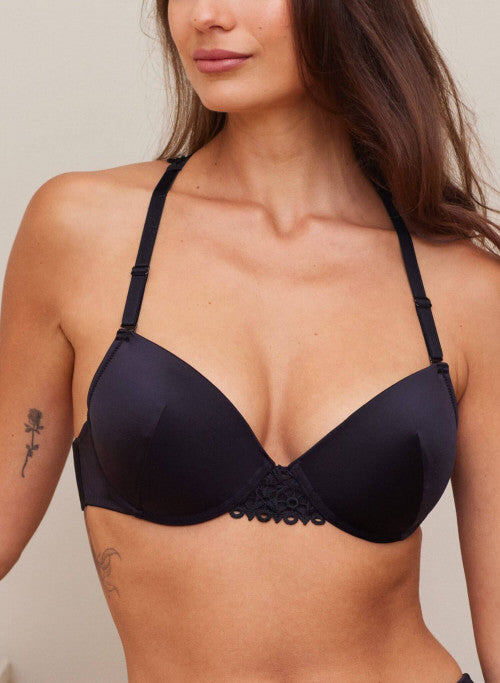 ANGIE Sujetador copa fina y encaje en espalda