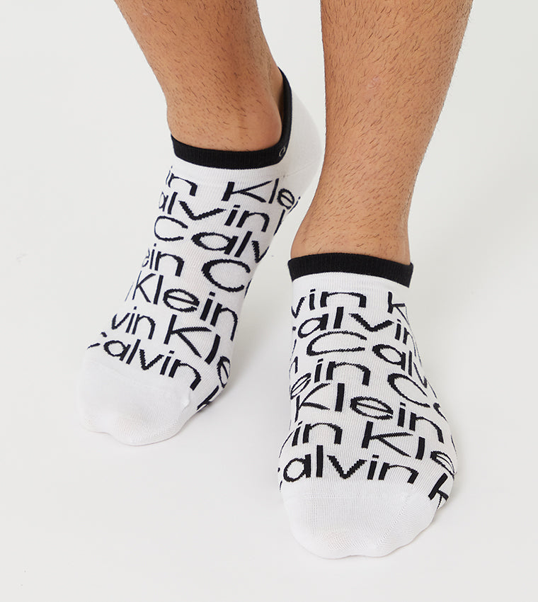 Pack de 2 calcetines Men's Sneaker Caligrafía