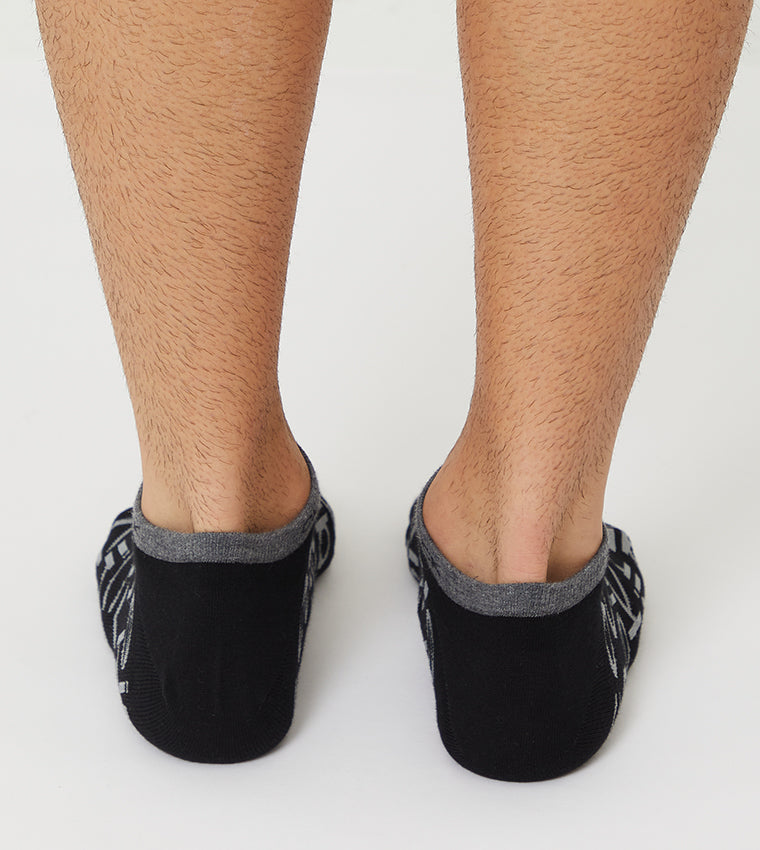 Pack de 2 calcetines Men's Sneaker Caligrafía