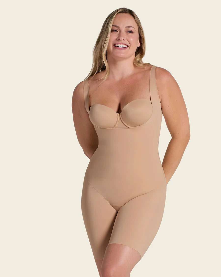 Body pecho libre ultraliviano de control fuerte