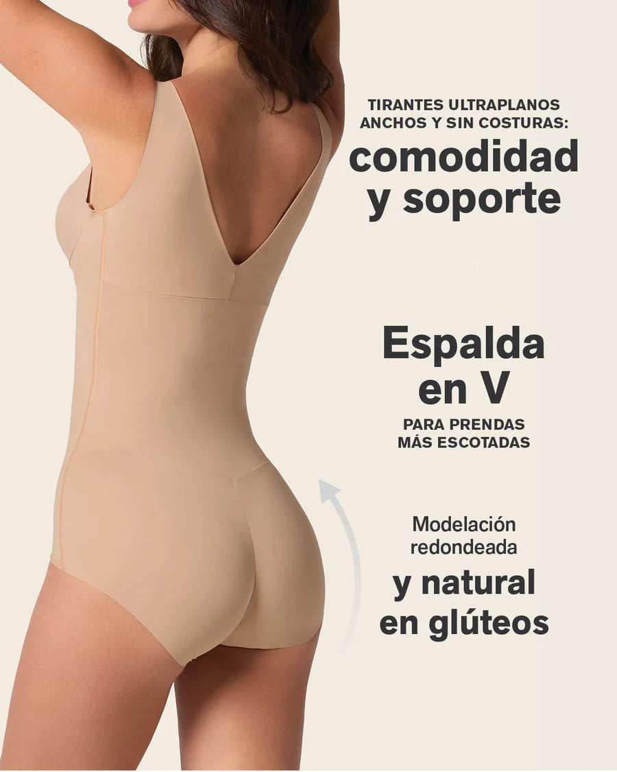 Body faja moldeador de aspecto invisible en glúteo