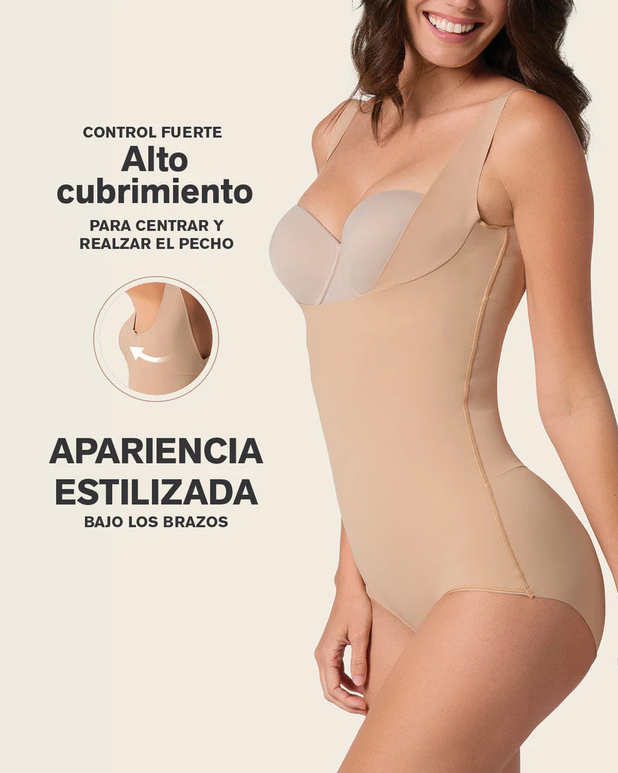 Body faja moldeador de aspecto invisible en glúteo