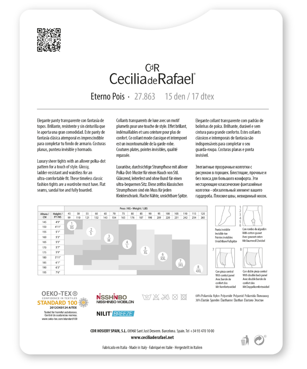Medias Fantasía Eterno Pois