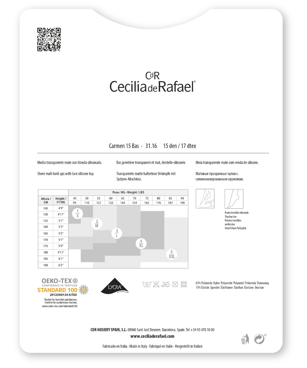 Medias Fantasía Carmen 15 Bas