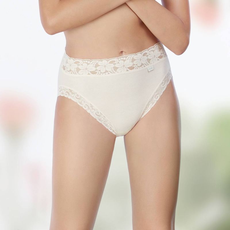 Braga midi con encaje 3324