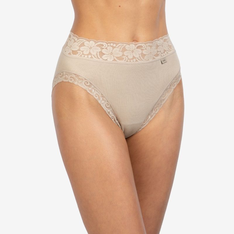 Braga midi con encaje 3324