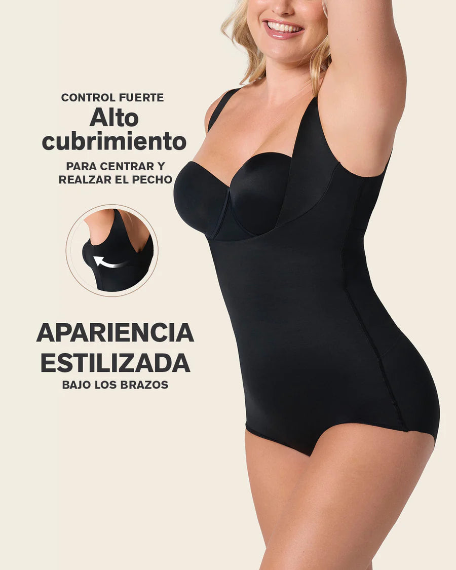 Body faja moldeador de aspecto invisible en glúteo