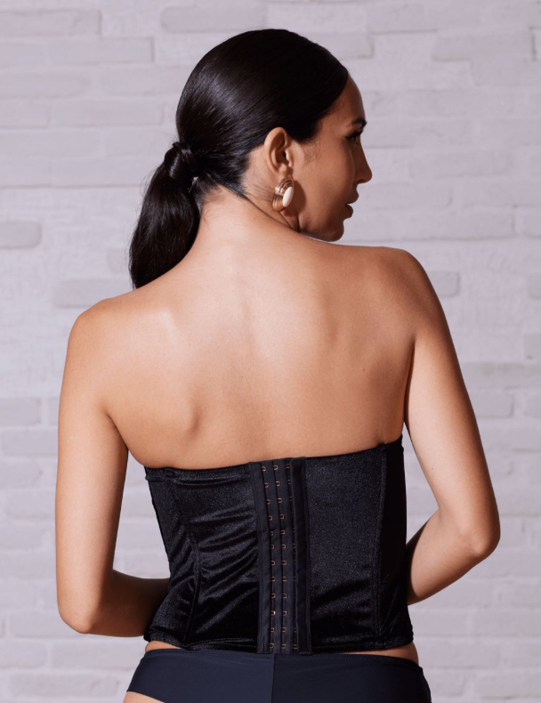 Bustier AVA Negro Empolvado