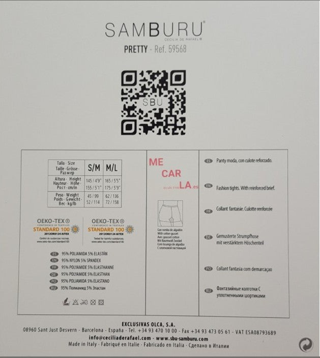 Medias Fantasía Pretty M59568