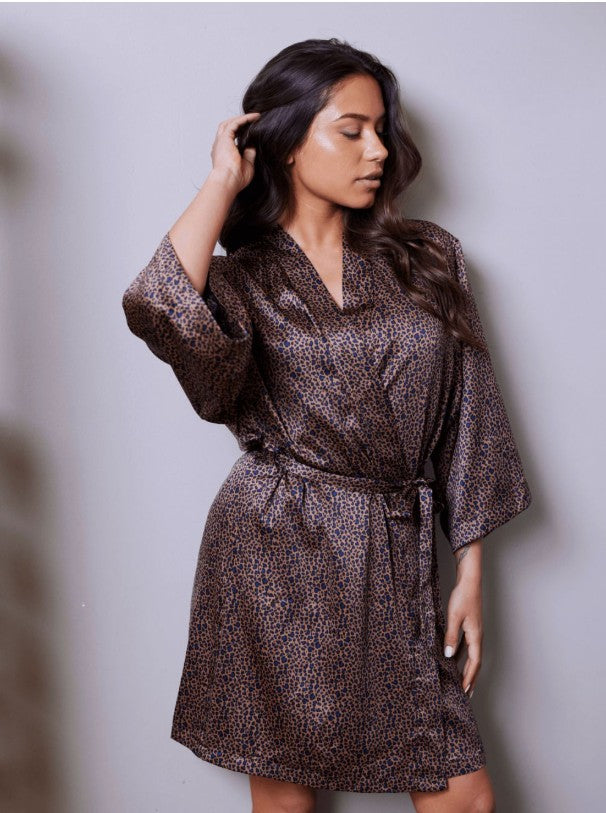 VIRGIN KIMONO LEOPARDO