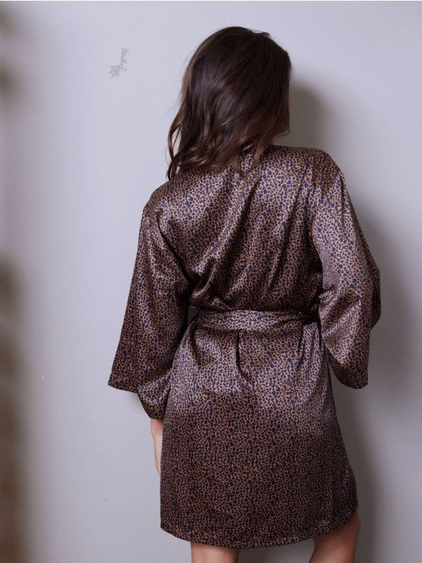 VIRGIN KIMONO LEOPARDO
