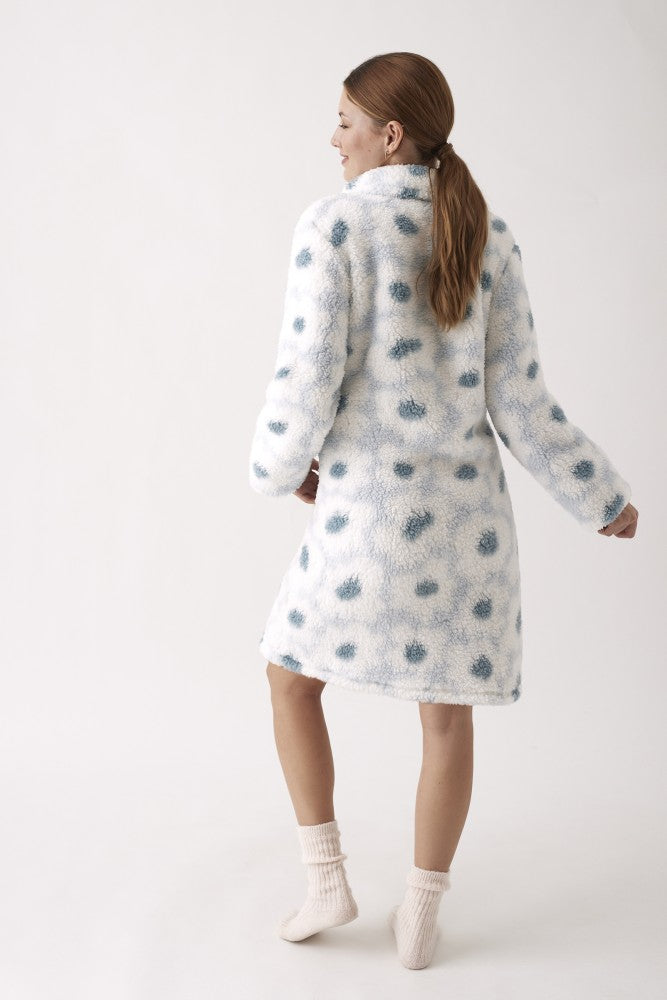 Bata con Cremallera Doble Apertura Tejido 20574