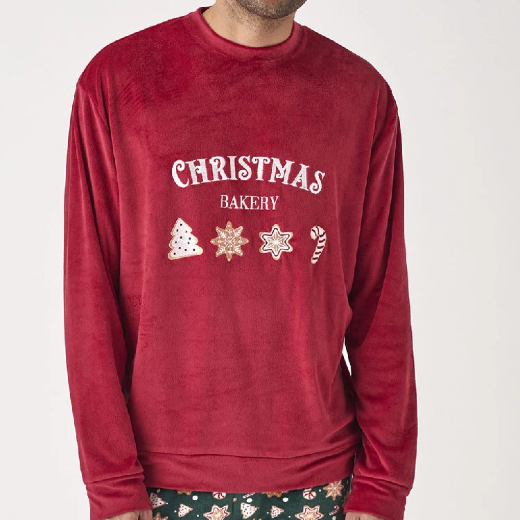 Pijama navideño pantalón largo sudadera H34752