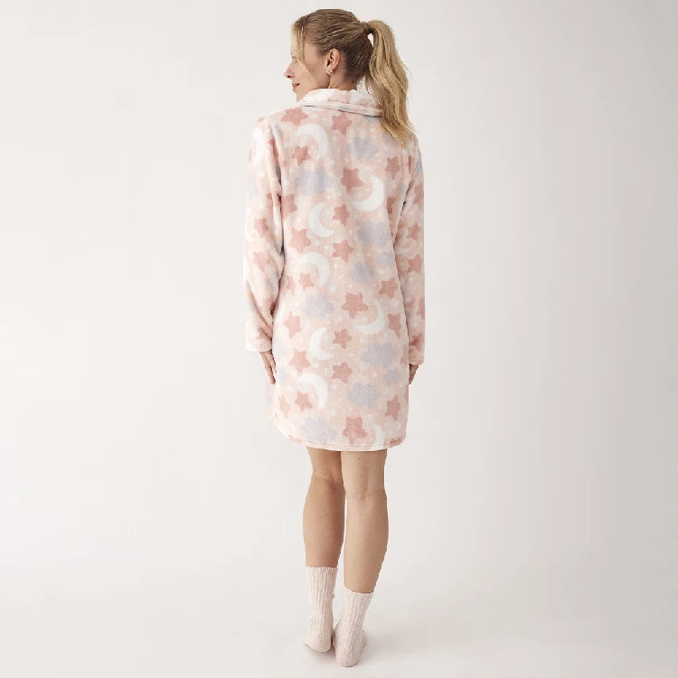 Bata con Cremallera Dobre Apertura Tejido 20614