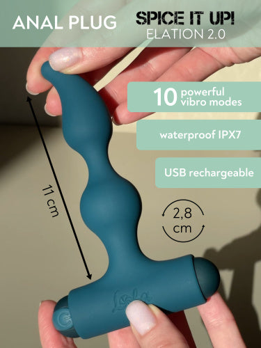 Plug anal con bala recargable