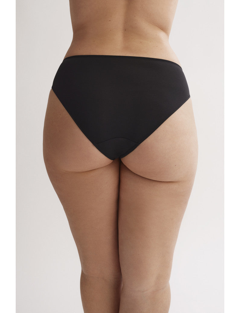 BRAGUITA BIKINI MICROFIBRA CON ENCAJE W1892