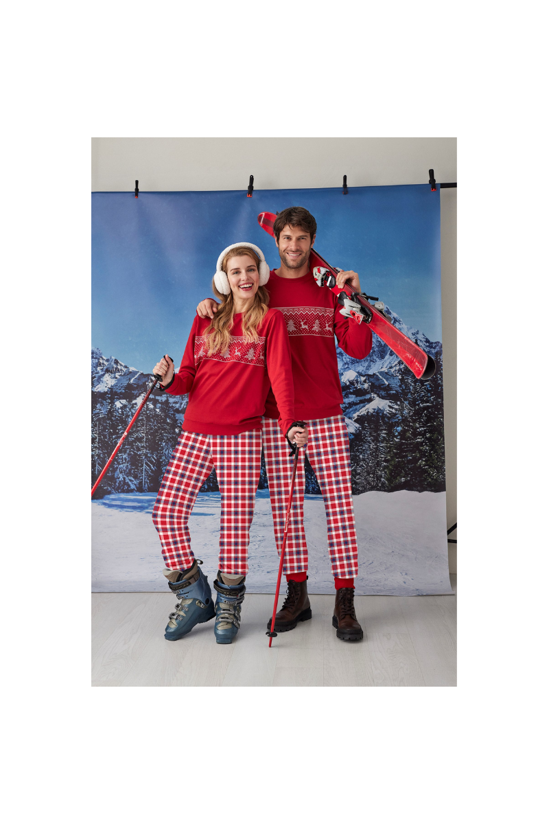 Pijama navideño pantalón puño N20832